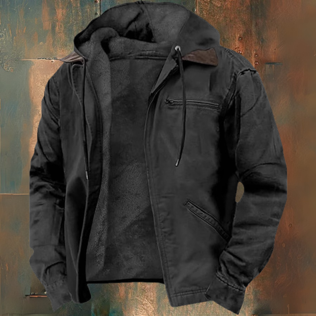 Men's Fleece-Lined Hooded Winter Jacket – view 5