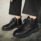 Men's Rugged Lace-Up Ankle Boots, Traction Sole - view 2
