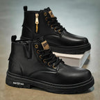 Men's Rugged Lace-Up Ankle Boots, Traction Sole - view 8