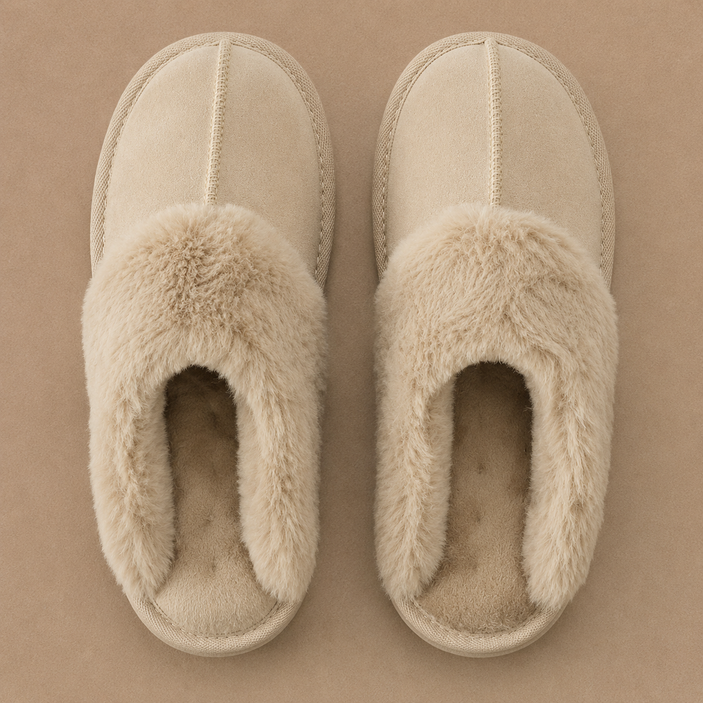 Women's Suede-Look Mule Slippers, Faux-Fur Lined – view 2
