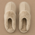 Women's Suede-Look Mule Slippers, Faux-Fur Lined – view 2