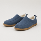Unisex Fleece-Lined Slippers, Supportive Slip-On
