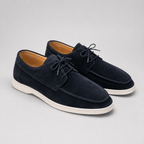 Men's Suede-Look Lace-Up Loafers, Smart Casual