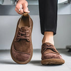 Men's Faux Suede Lace-Up Derby Shoes – view 7
