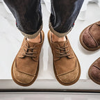 Men's Faux Suede Lace-Up Derby Shoes – view 5