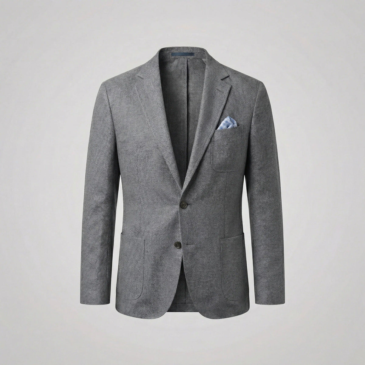 Grey men's linen blazer