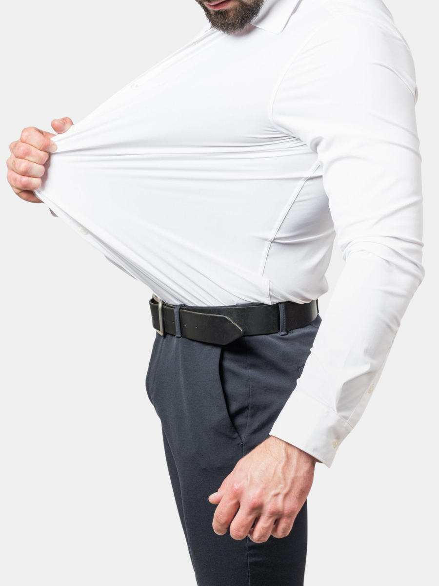 Men's slim-fit stretch shirt by Bennett & Gray