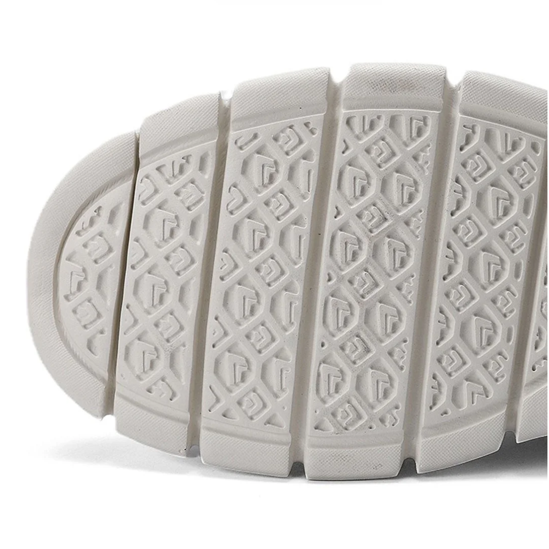 Men's arch-support walking sneakers feature overview