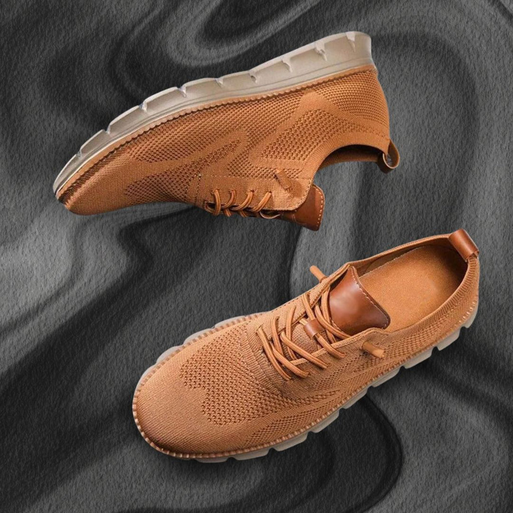 Men's arch-support walking sneakers lightweight design view