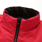 Men's Quilted Padded Jacket, Stand Collar – view 10