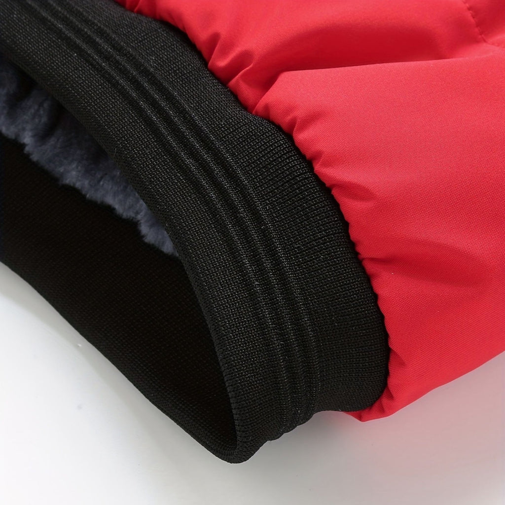 Men's Quilted Padded Jacket, Stand Collar – view 11