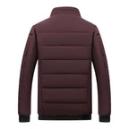Men's Quilted Padded Jacket, Stand Collar – view 6