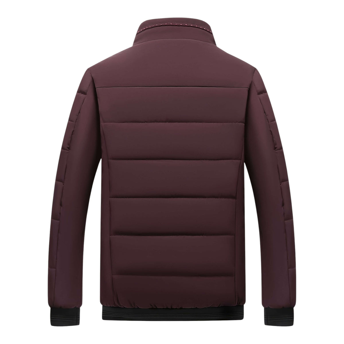 Men's Quilted Padded Jacket, Stand Collar – view 6