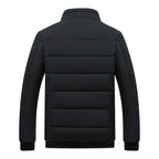 Men's Quilted Padded Jacket, Stand Collar – view 7