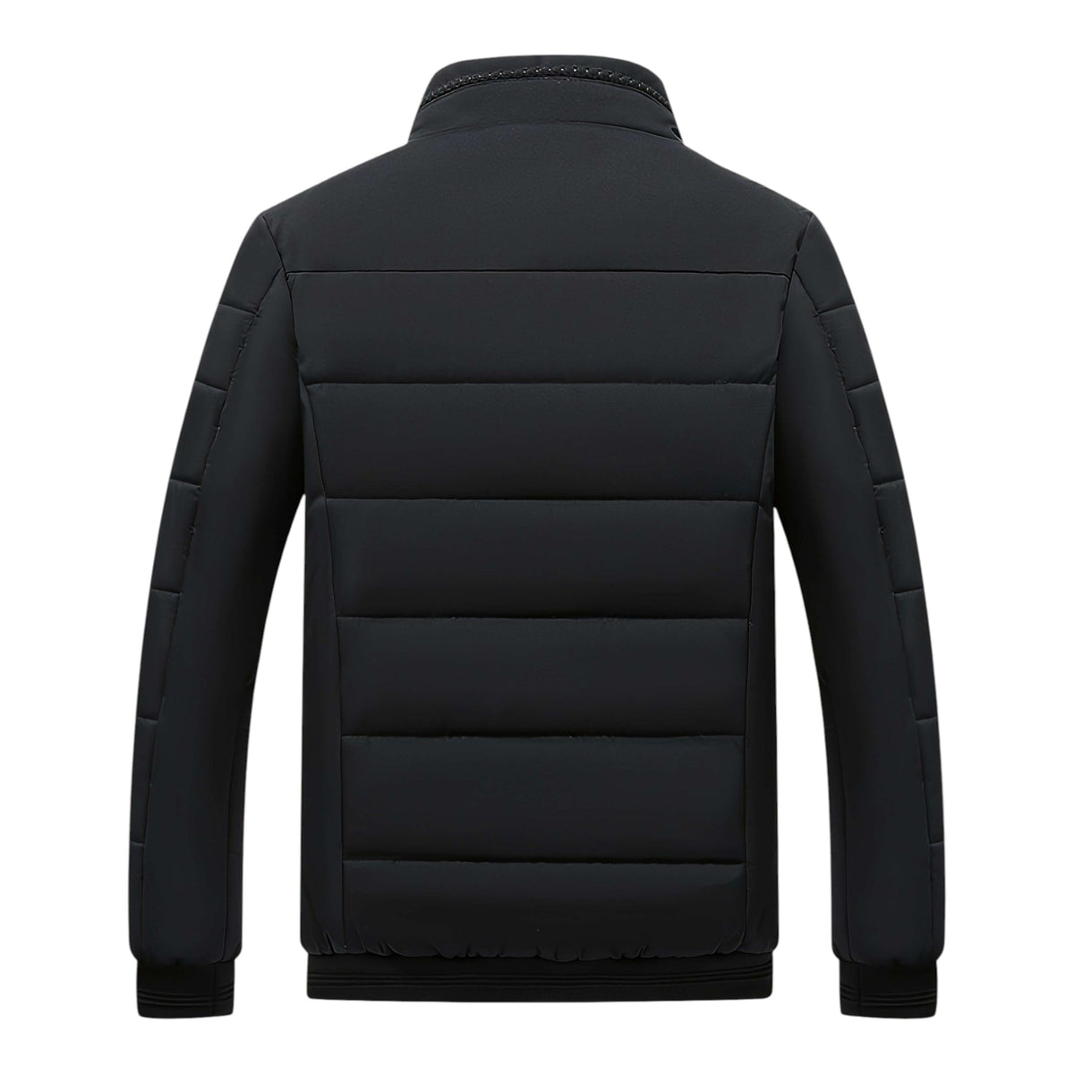 Men's Quilted Padded Jacket, Stand Collar – view 7